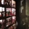 A beautiful image featuring Shelving, Shelf, Reflection Image of Shelving