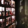 A beautiful image featuring Shelving, Shelf, Reflection Image of Shelving
