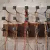 A beautiful image featuring Electrical cable, Iron, Natural material Image of Electrical cable