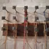 A beautiful image featuring Electrical cable, Iron, Natural material Image of Electrical cable