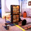 A beautiful image featuring Wood, Shelving, Shelf, Bookcase, Wood stain Image of Wood
